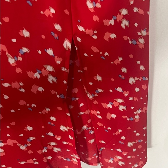 Row A Red Floral Midi Slip Dress with Adjustable Straps - Picture 2 of 14